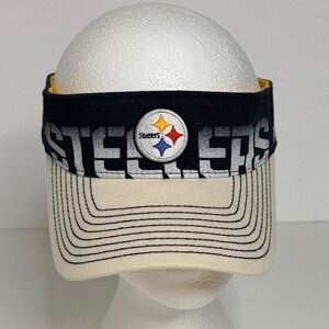 Pittsburgh Steelers Reebok NFL Equipment Visor Black Yellow Adjustable